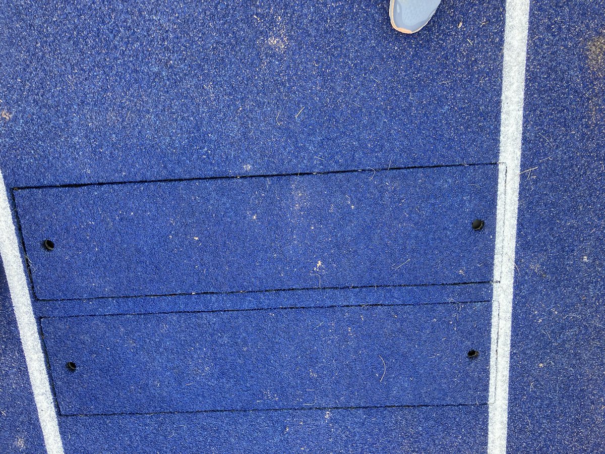 Mrspoisson's tweet photo. What is this madness on the runways at the newly refurbished track in Antrim? 1m, 2m and 4m boards on several runways?Why? But theses 2 boards right beside each other? Crazy! https://t.co/iJdsb266ns