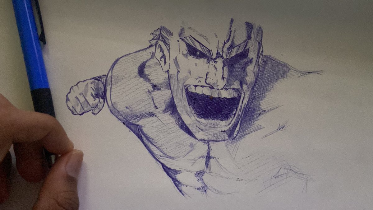 shatterpunch's tweet photo. @lowkidowki I need a new pen but real https://t.co/nx731rhWXG