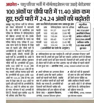 uksb7491's tweet image. कभी सुना था अमृत ही ज़हर का काम करने लगे 
ठीक वैसे ही Normalization काम कर रहा है 
इसे लाया इसीलिए गया कि प्रतियोगी परीक्षाओं में सबके साथ न्याय हो लेकिन ये तो हर परीक्षा में विद्यार्थियों की असंतुष्टि का कारण बन रहा है। 

#NoNormalisation #normalisation_बंद_करो 
@abhinaymaths