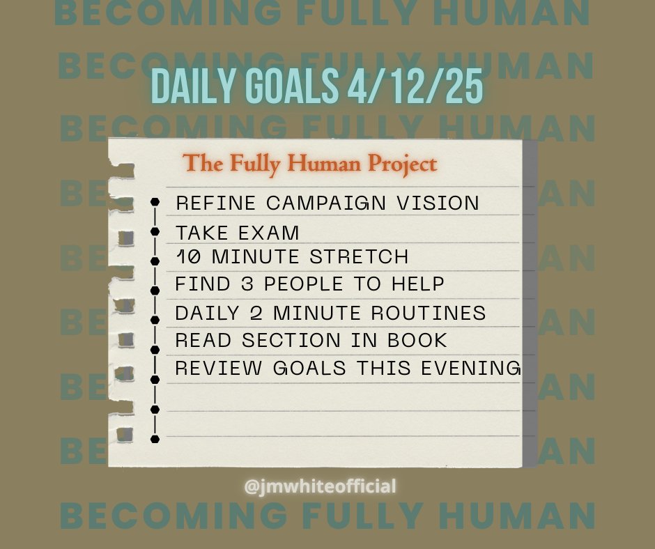 jmwhiteofficial's tweet photo. Join the Journey! 
#growinpublic #fullyhumanproject #personalgrowth #wellness #wholeness #greatness #accountability https://t.co/Oe5PET493L
