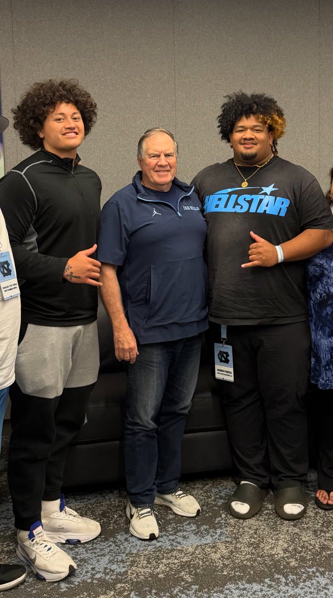 Isaia Vandermade (@isaiavandermade) on Twitter photo Got to meet and watch film with Bill Belichick today on my cousin <a href="/ManoahFaupusa/">Manoah Faupusa</a> official visit. #NorthCarolina #UNC Got to meet and watch film with Bill Belichick today on my cousin <a href="/ManoahFaupusa/">Manoah Faupusa</a> official visit. #NorthCarolina #UNC