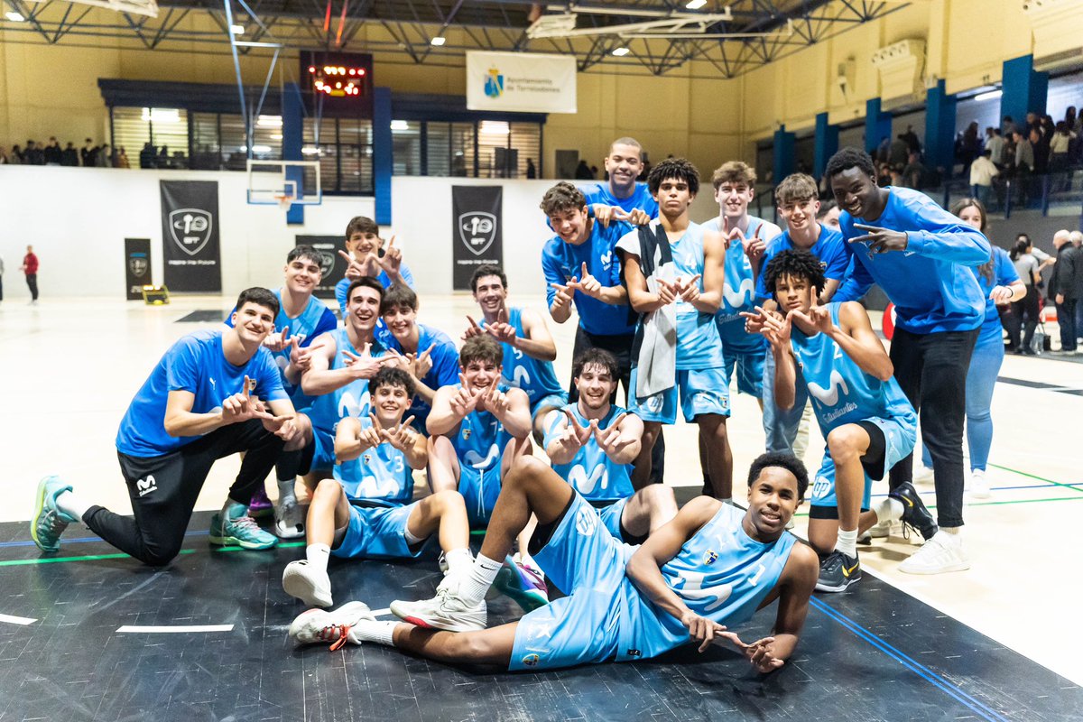 MovistarEstu's tweet photo. El Junior Masculino también jugará la final de la #F4Junior de la Liga Ahorramas tras Zentro Basket 🔥💙

Zentro Basket 7️⃣2️⃣ - 8️⃣1️⃣ Movistar Estudiantes https://t.co/oeU5NTeZSR