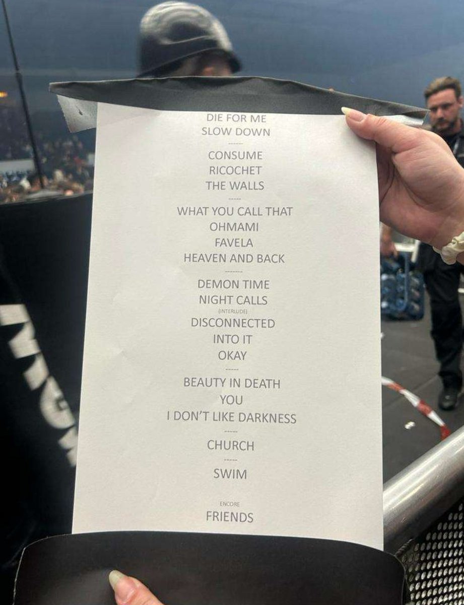 ChaseAtUpdates's tweet photo. 🚨 CHECK OUT THE SETLIST FOR EU/UK SHOWS https://t.co/lYLytRU9D4