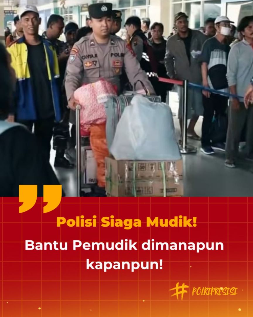 Polisi siap amankan dan permudahkan warga mudik #PolriPresisi #PolriBersamaRakyat