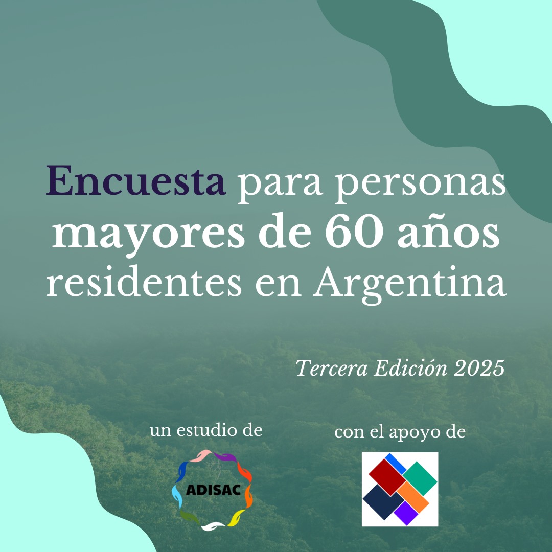 En una iniciativa del Colectivo Gerontológico ADISAC, con el apoyo del IEF (Instituto de Estudios y Formación de la CTA), presentamos la Encuesta con Perspectiva de Envejecimiento EPEAR 2025
👇
forms.gle/wcuyunqQ5cXQFP…
Muchas gracias por tu colaboración y por ayudarnos a difundir!