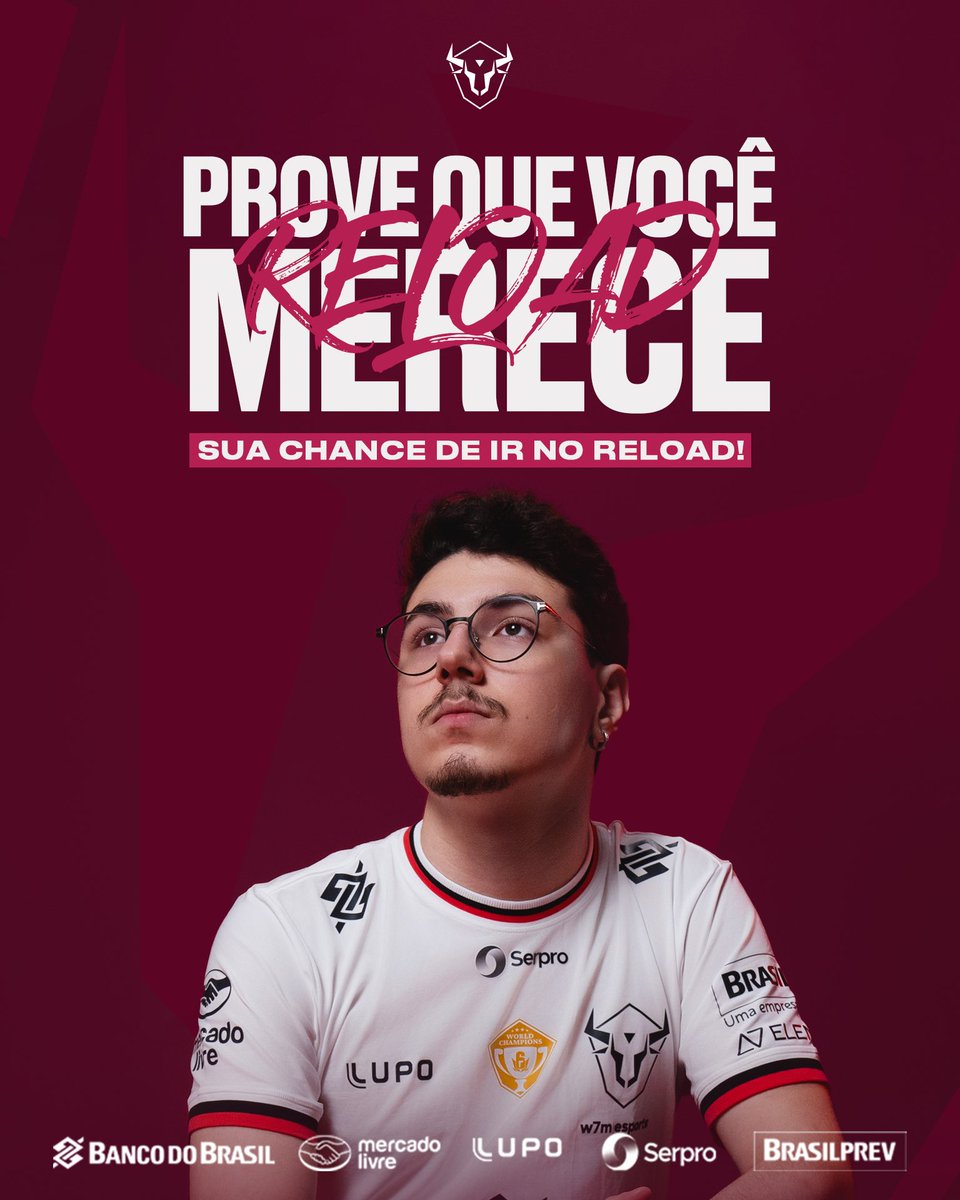 QUER IR NO RELOAD? COLA COM OS TOUROS 🐂

Nas próximas 4 semanas, a W7M vai lançar 4 desafios – e em cada um deles você pode ganhar Jerseys oficiais e ingressos para o Reload no RJ.

Tá a fim de garantir o seu já no primeiro desafio? Valendo uma jersey e um ingresso.

Ele já tá