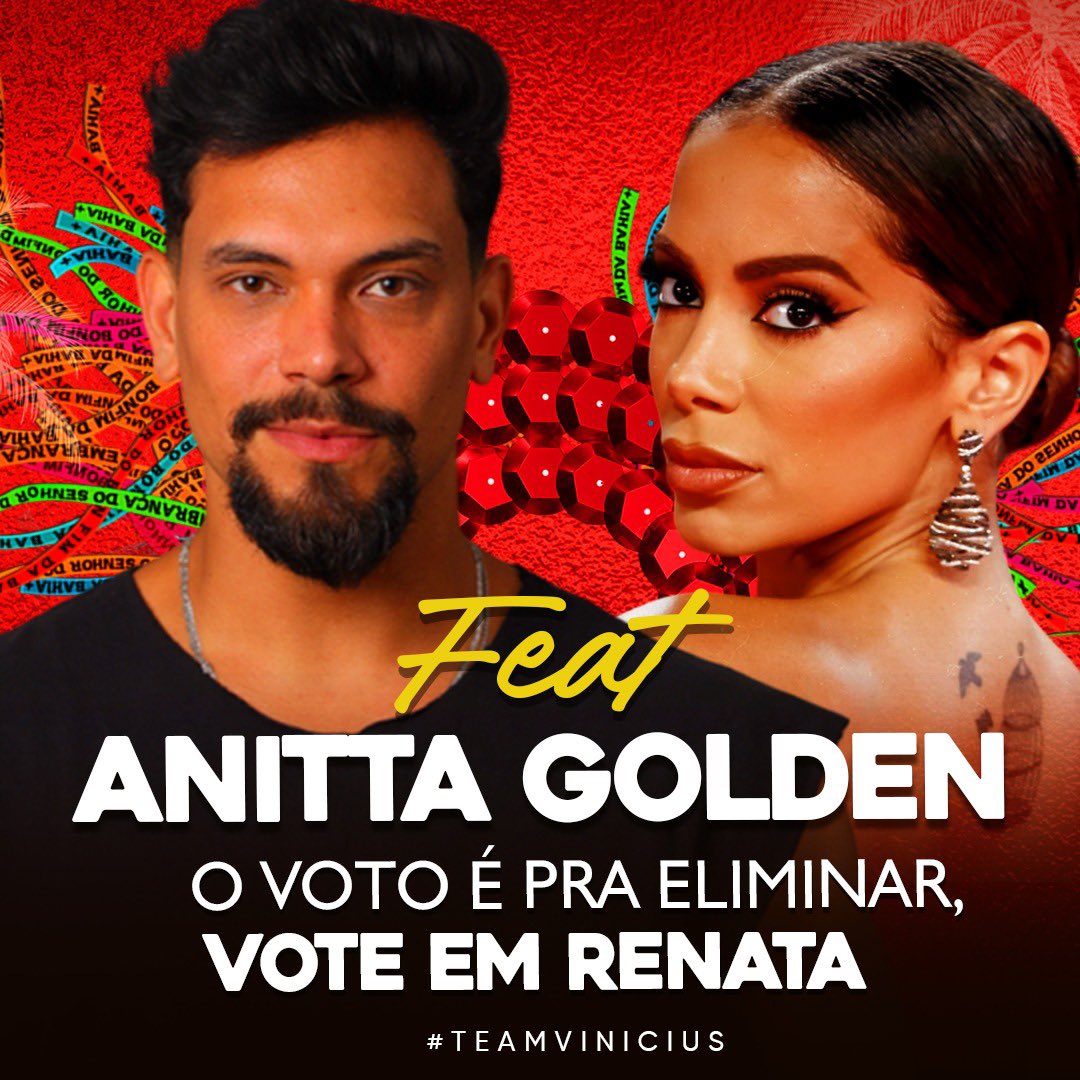 Vinicius Nascimento 🦈 (@viniciusnasofc) on Twitter photo 🚨MUTIRÃO FEAT <a href="/anittagolden/">Anitta Golden</a> ❌SOMOS FORA RENATA❌
❌ O voto é para ELIMINAR, vote em RENATA
🗳A cada 10 VOTOS comente um EMOJI!
✅ Meta: 30K respostas
⏰ Encerramento às 19H
▶️ VOTO ÚNICO: bit.ly/4jtrzOg
▶️ VOTO TORCIDA: glo.bo/3Ert4h1
#BBB25 🚨MUTIRÃO FEAT <a href="/anittagolden/">Anitta Golden</a> ❌SOMOS FORA RENATA❌
❌ O voto é para ELIMINAR, vote em RENATA
🗳A cada 10 VOTOS comente um EMOJI!
✅ Meta: 30K respostas
⏰ Encerramento às 19H
▶️ VOTO ÚNICO: bit.ly/4jtrzOg
▶️ VOTO TORCIDA: glo.bo/3Ert4h1
#BBB25