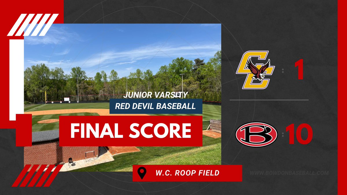 Good day of baseball against a quality program. JV guys finish the season with a win at 11-6-1 and varsity gets set for the last week of the regular season.
