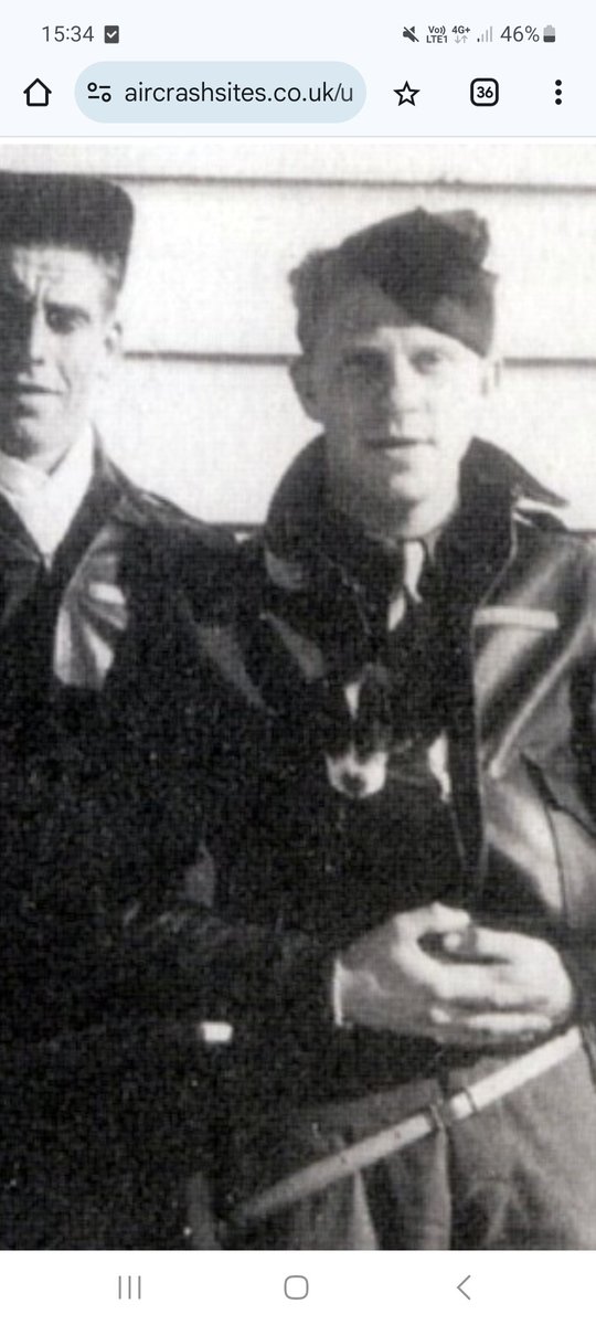 7th January 1944, American bomber B24 ‘Bachelors Baby’ left RAF Valley, crashing into Clip yr Orsedd. Their mascot, puppy Boost, was killed outright &amp; buried at the site. 10 crew, some killed instantly, some rescued but later died, some survived.  aircrashsites.co.uk/usaaf-crash-si…