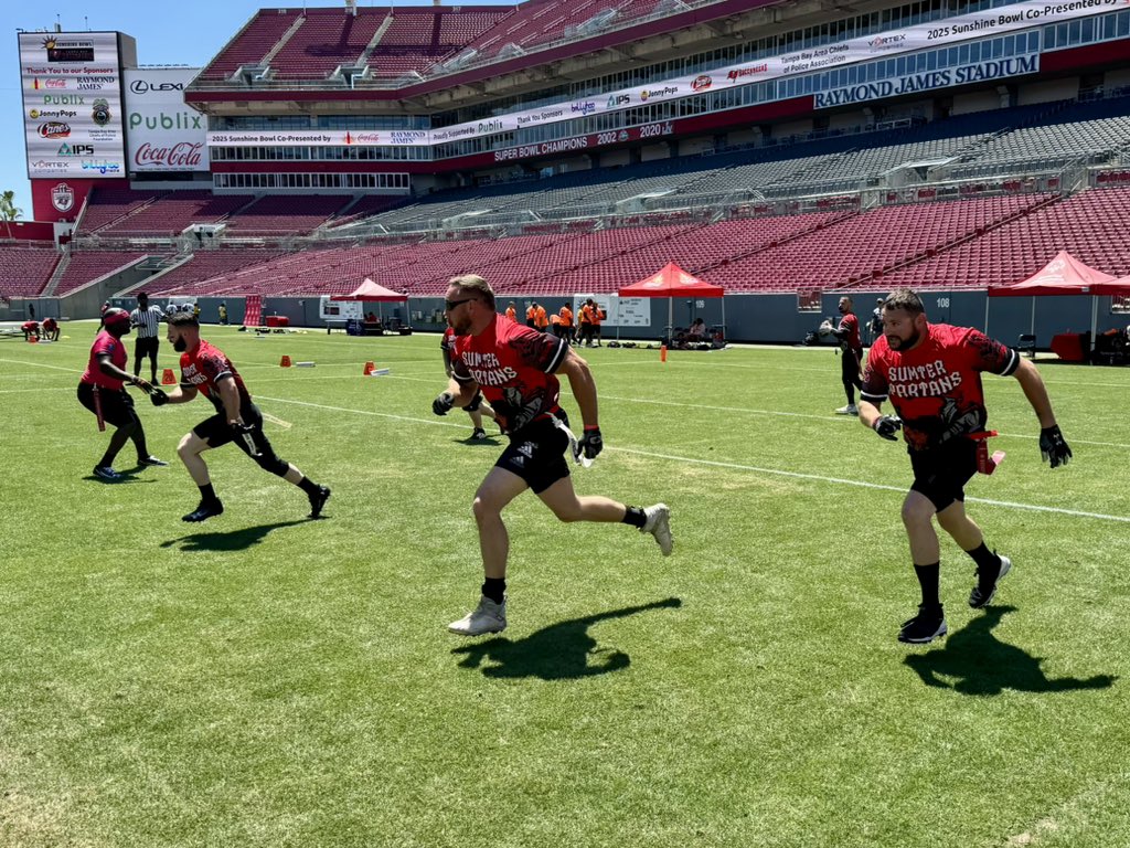 FL_Corrections's tweet photo. FDC showed up in full force and brought our A-game to @RJStadium for a flag football fundraiser in support of @SOFInfo.
This event is just one example of the tireless work #TeamFDC does to champion Special Olympics Florida. We’re proud to contribute to the cause and and make a difference!