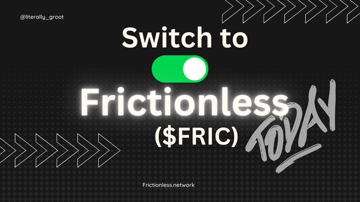 Literally_groot's tweet photo. Price impact isn’t just annoying—it’s dangerous.
It scares investors, triggers bots, and tanks momentum.
@FrictionlessX removes it entirely.
What you see is what you get.
#Crypto $FRIC #DeFi #OTC #ZeroImpact 🔥🔥🔥 https://t.co/RPW9MVUIxw