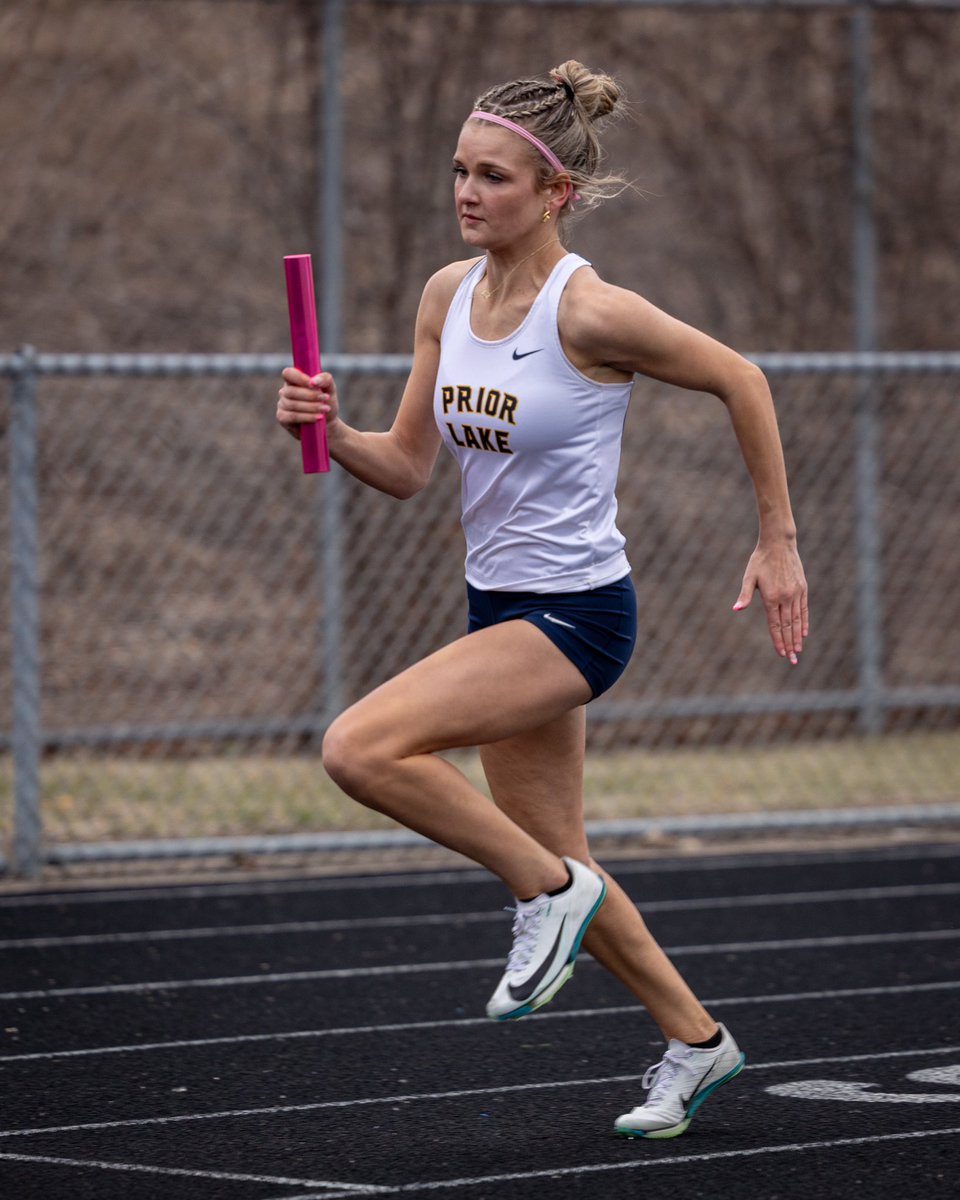 Mark49075016's tweet photo. Track Meet Number #2 For Haddie MacGillivray @HaddieMac New PR Triple jump,PR 💯 &amp; #2 in MN for 4X100 great job! 💙💛 @GirlsPLTF @247Sports @TheFlagSports https://t.co/rPnHitoHIA