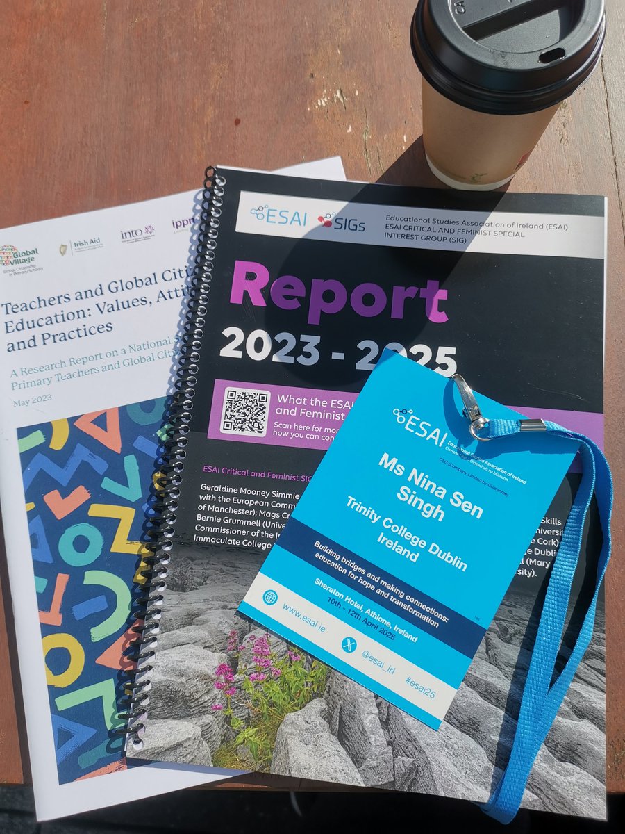 Presented at the <a href="/esai_irl/">ESAI</a> conference this past week on Paulo Freire and restorative circles. It was an incredible opportunity to meet other researchers in Ireland and beyond, reconnect with colleagues, and be part of the large and wonderful <a href="/SchoolofEdTCD/">School of Education</a> contingent.
#esai25