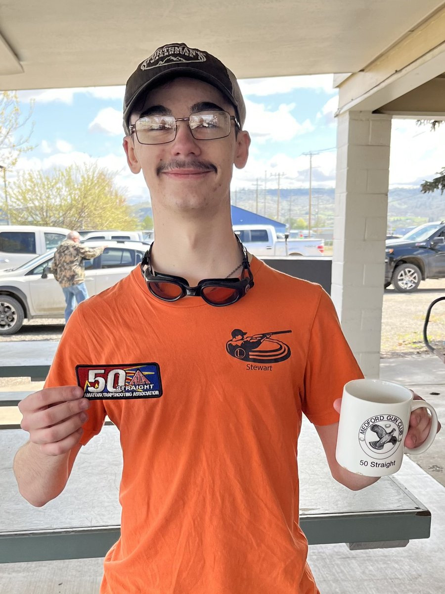 Big congrats to Logos Senior Alex Stewart for kicking off the trap shooting season with a perfect 50 straight at the Medford Gun Club! Way to go, Alex!