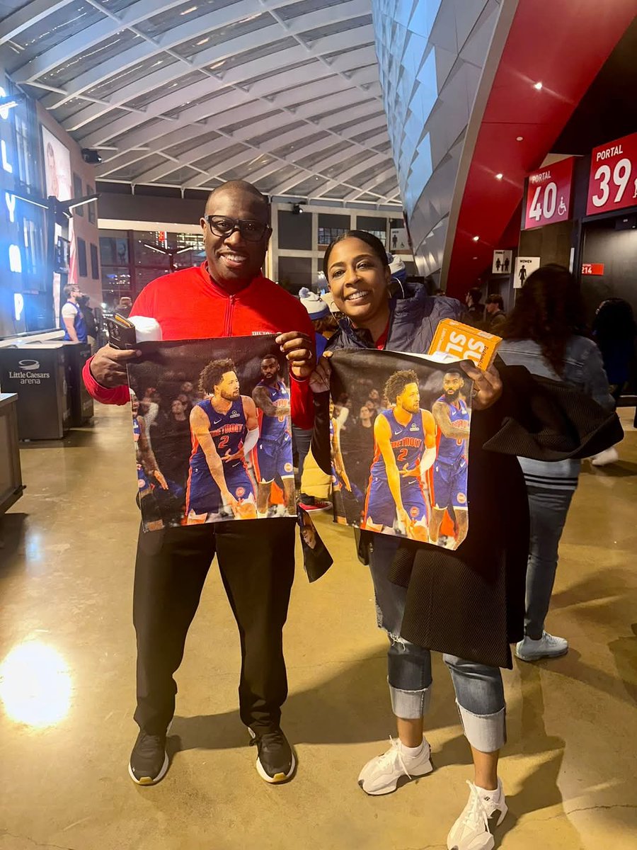 VBMnation's tweet photo. On last night, #VBM enjoyed our Detroit Pistons Family Outing at Little Caesar’s Arena.  Forty-four members enjoyed a night of fun and fellowship, watching the Pistons play the Milwaukee Bucks.  We’re a church that loves family, fellowship, and having fun! 
 
#Pistons #Family https://t.co/q961GTt1Ny