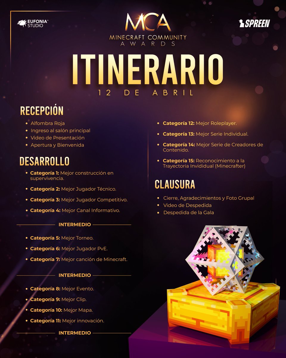 MCA_Premios's tweet image. A pocas horas de arrancar, les compartimos el cronograma de las premiaciones. 🏆
¡Se viene una noche llena de sorpresas y emociones! No se la pueden perder.
#MCAwards