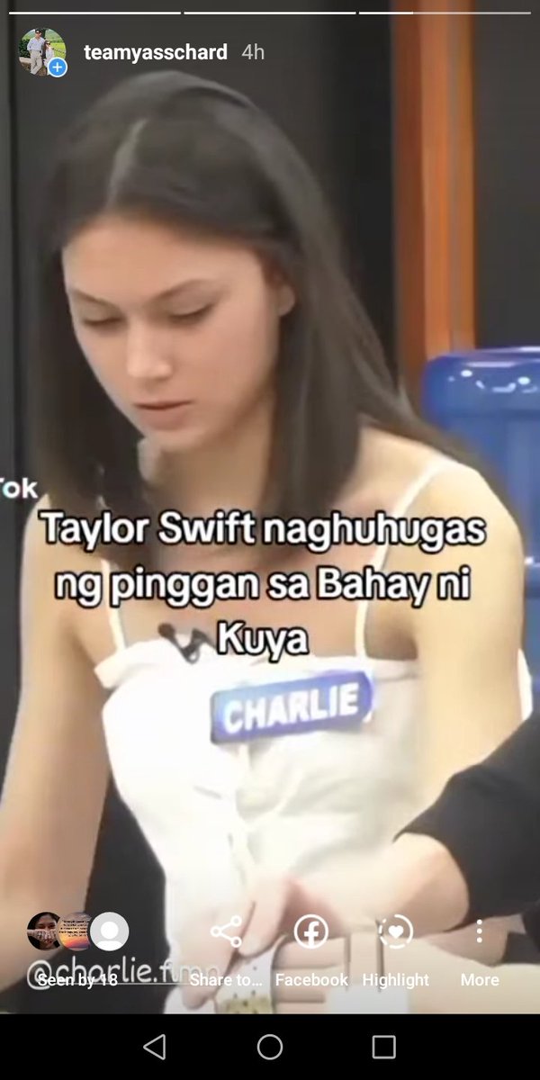 Analyn04985627's tweet photo. Kinikilig ako seen ni Charlie IG story ko sa IG, love you Charlie fleming π
#CharlieFleming #CharliePbb https://t.co/QTlT7cpR44