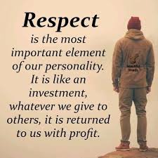 okbabarinde's tweet photo. Respect is a product of genuine spirituality and native intelligence. It reflects in the life of well-mannered individuals. It is reciprocal. Respect people and give them recognition wisely & appropriately. Esteem others better than yourself -Php.2:3-5
#RespectPays
#RespectOthers https://t.co/tvBY5HeA1K