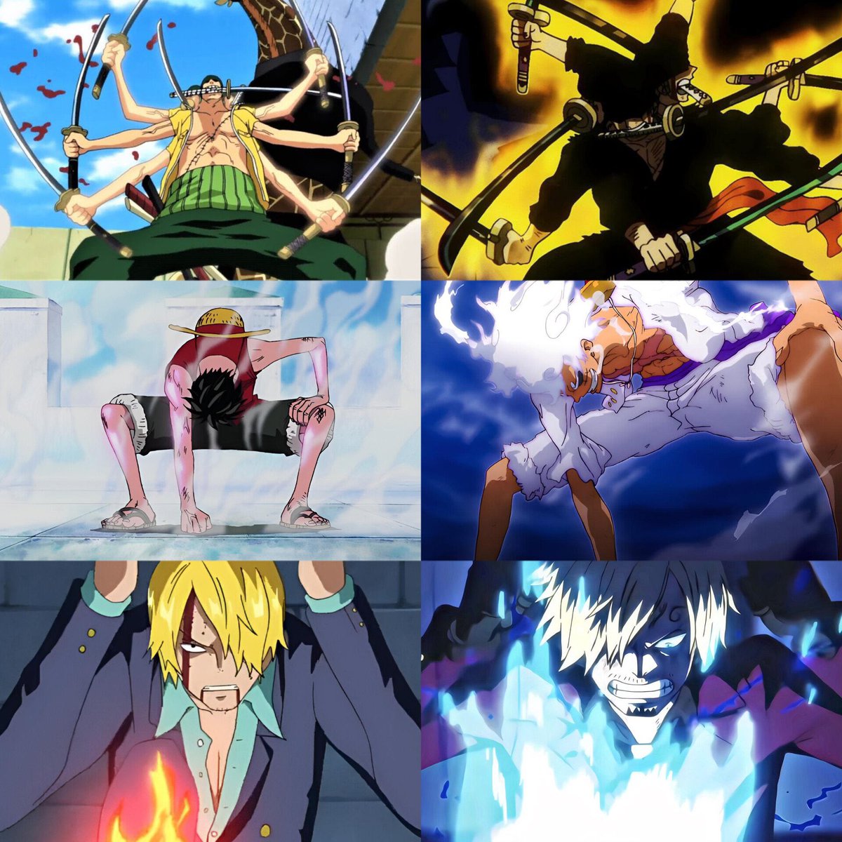 onepiecedaiIys's tweet photo. Monster Trio https://t.co/CJrPfaMZBm