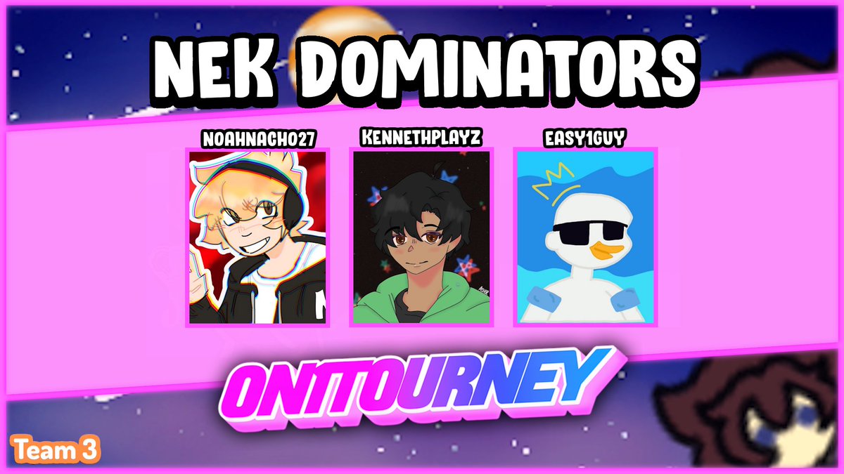 On1mooon's tweet photo. Welcome "NEK DOMINATORS" to the On1tourney, a $500 Hive Tournament happening on April 19th, 12PM EST! 👀 Who do you think should be next? 📷

@NoahNacho27 @KennethPlayzYT easy1guy https://t.co/b1NeaAGyh3