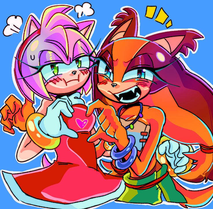 Sarah_Dertale54's tweet image. Made another one because I love them and wish we see them togheter again 🤗 FRIENDSHIP 🩷🧡
#amyrose #sticks #Amyrosethehedgehog #sticksthebadger #sonicfanart #SONIC #amyrosefanart #Sticksy