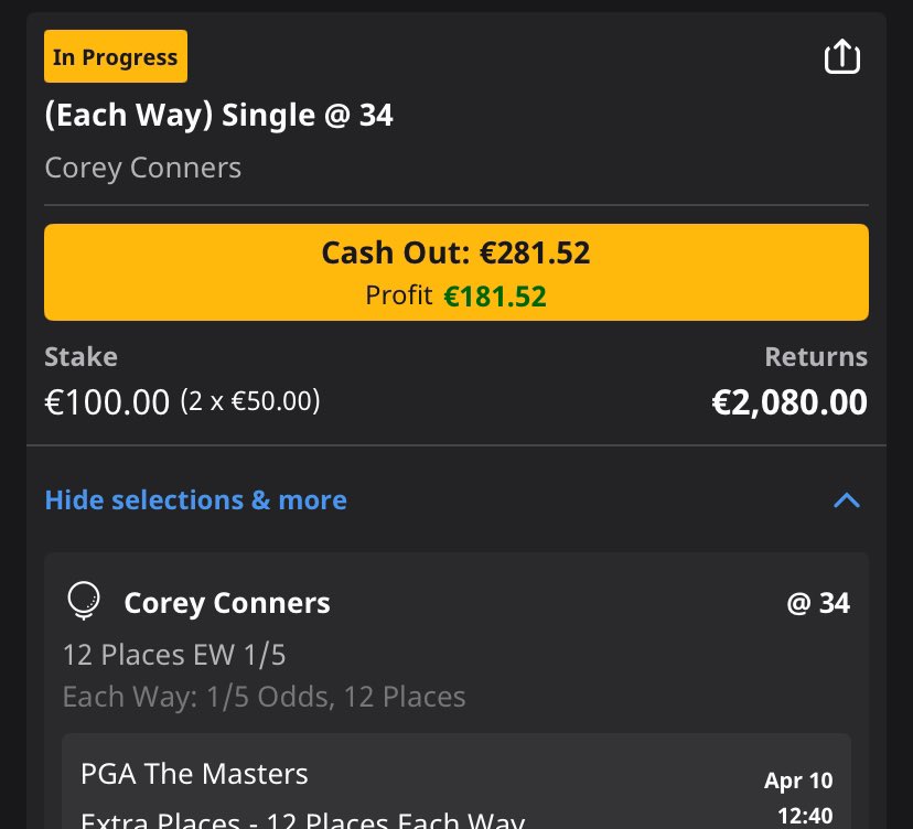 oranje_1979's tweet photo. @SenseiChanning @PeterMckeever2 @seeley_nigel “Just let us ride the turns of Amen Corner rather than be up Rae’s Creek #Masters2025 #coreyconners https://t.co/svhQNlORmt