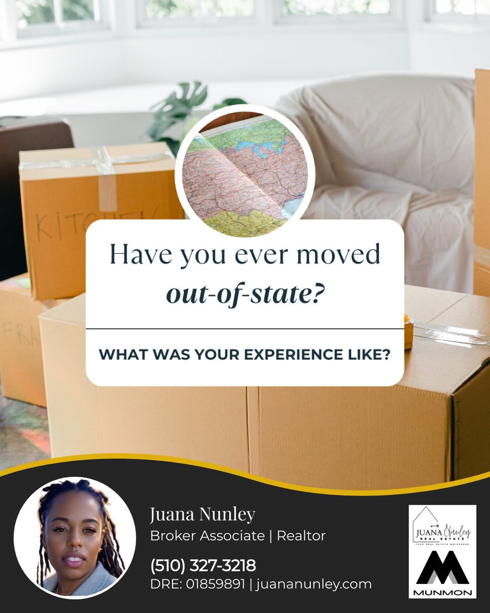 juananun's tweet photo. Have you ever packed up and moved to a new state? 🌍✨ 
Did you fall in love with your new surroundings or face some unexpected challenges along the way? Share your out-of-state moving experience in the comments and let’s swap tips and laughs! 🚛📦 

#moving #relocation https://t.co/oCdbFWS0Oq