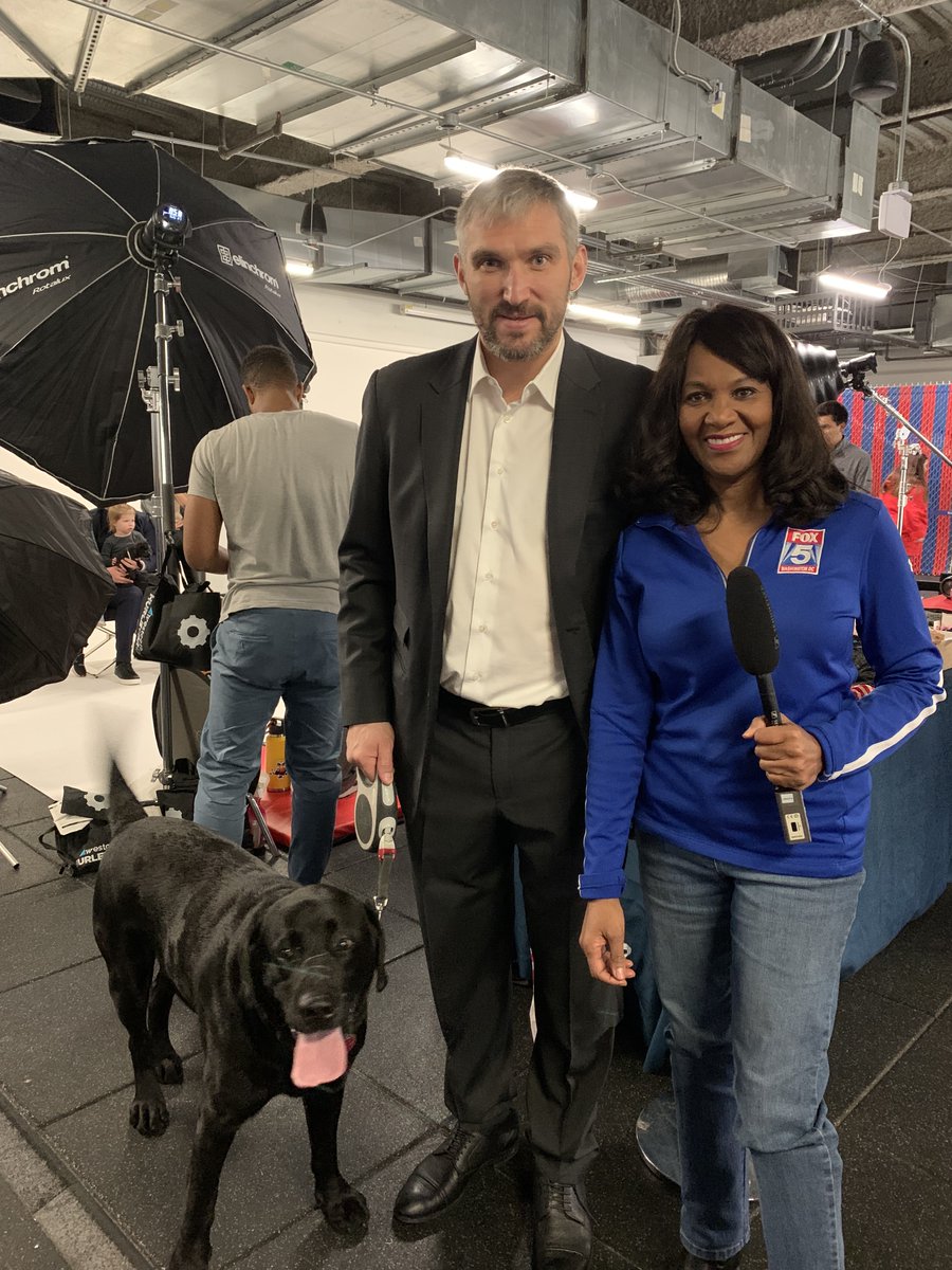 gwenfox5dc's tweet image. Congrats @ovi8 @CapitalsPR @Capitals @NHL on  record-breaking 895th NHL goal. Happy for your success. He beat the record of my fellow🇨🇦 Canadian @WayneGretzky I had the great opportunity to interview #Ovie &amp;amp; meet his beautiful dog Blake in 2023. #Ovechkin #lovemyjob @fox5dc @NHL