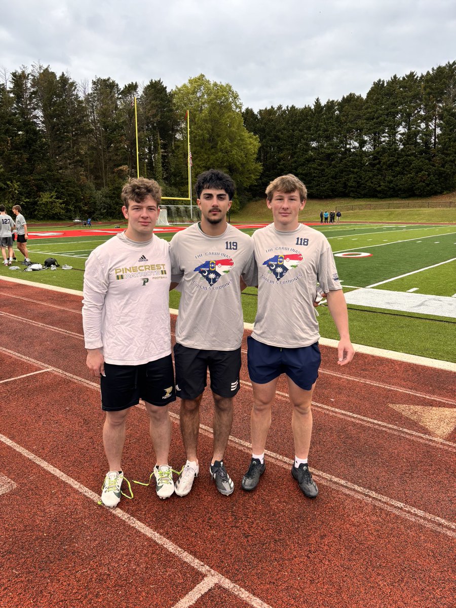 Pinecrest Football (@pc_patriotsfb) on Twitter photo Three rising seniors at <a href="/CoachesCombines/">Carolinas Coaches Combine</a>! College coaches keep an eye out for <a href="/Cole_R_Harrison/">Cole Harrison</a> <a href="/NajmChris/">Chris Najm</a> and <a href="/tcor_/">Tanner Corwin</a> (fastest PA at the combine). Three rising seniors at <a href="/CoachesCombines/">Carolinas Coaches Combine</a>! College coaches keep an eye out for <a href="/Cole_R_Harrison/">Cole Harrison</a> <a href="/NajmChris/">Chris Najm</a> and <a href="/tcor_/">Tanner Corwin</a> (fastest PA at the combine).