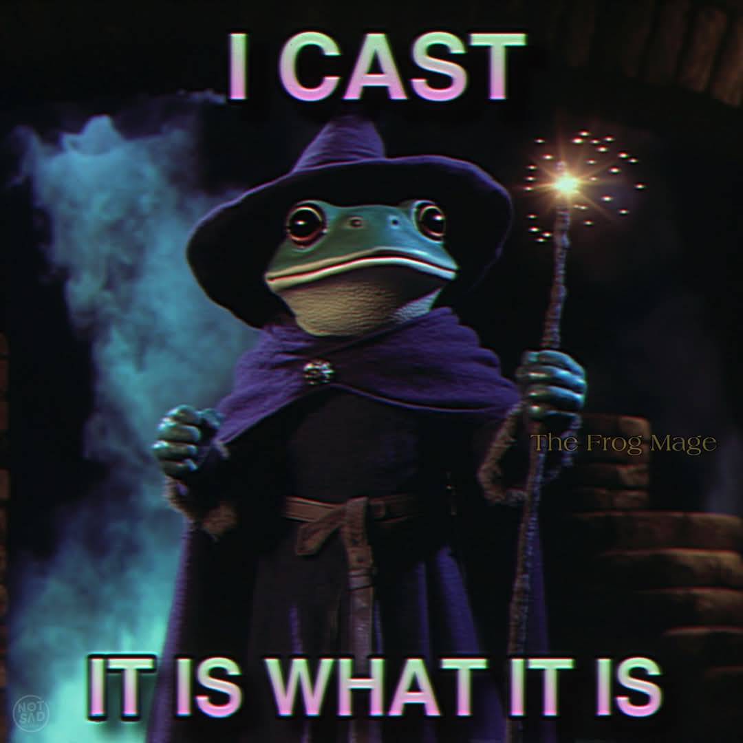 xbmaspeperoni's tweet image. #wizard #frog #wizardfrog