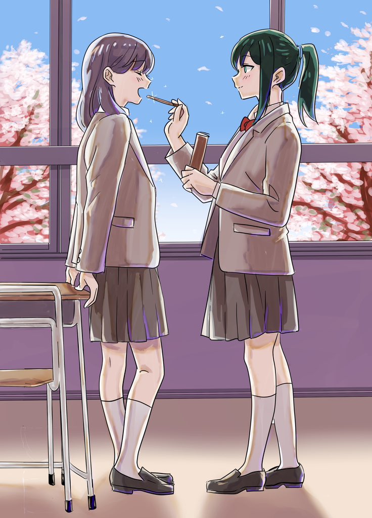 R10645995's tweet photo. 春爛漫🌸
新学期
#イラスト #桜 https://t.co/dO2ElBxOKY