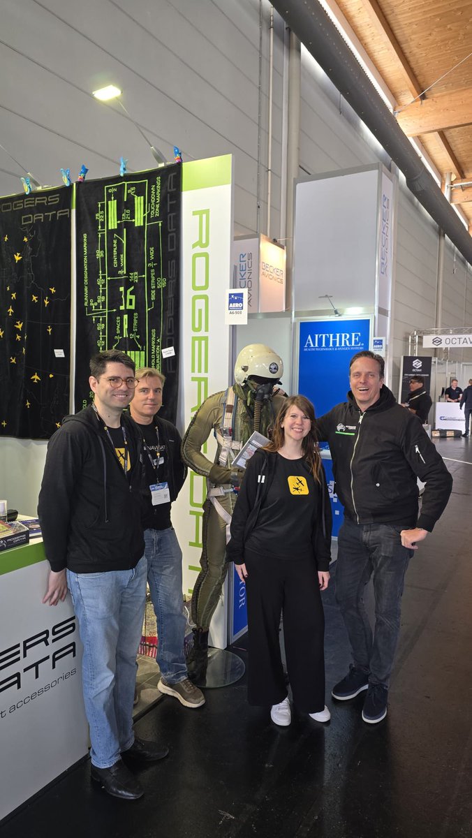 AirNavPro's tweet image. We're also grateful to all our partners who support our app — from chart providers to real-time traffic and weather data suppliers — and to the incredible organizers of AERO for another top-notch edition. It was a pleasure co-exhibiting with Levil Aviation again this year!