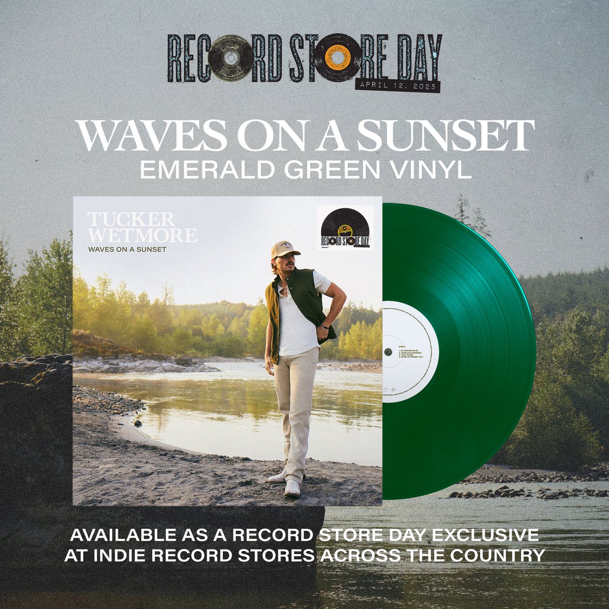 Tuck (@tuckerwetmore) on Twitter photo Today is Record Store Day and to celebrate I released an exclusive Emerald Vinyl edition of Waves On A Sunset at indie record stores all over the country. Get more information and find stores at recordstoreday.com <a href="/recordstoreday/">Record Store Day</a> #RSD2025 #RSD25 #RecordStoreDay2025 Today is Record Store Day and to celebrate I released an exclusive Emerald Vinyl edition of Waves On A Sunset at indie record stores all over the country. Get more information and find stores at recordstoreday.com <a href="/recordstoreday/">Record Store Day</a> #RSD2025 #RSD25 #RecordStoreDay2025