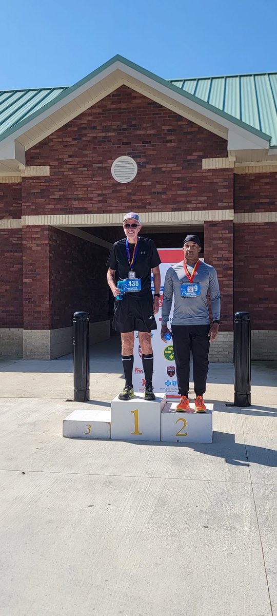 12th Annual YMCA of Greater Montgomery Strides for Kids 5K Dash! I finished within 14 seconds of last year’s time, that’s some wild whacky consistency.  24:02, good enough for 1st in my age group. 👍