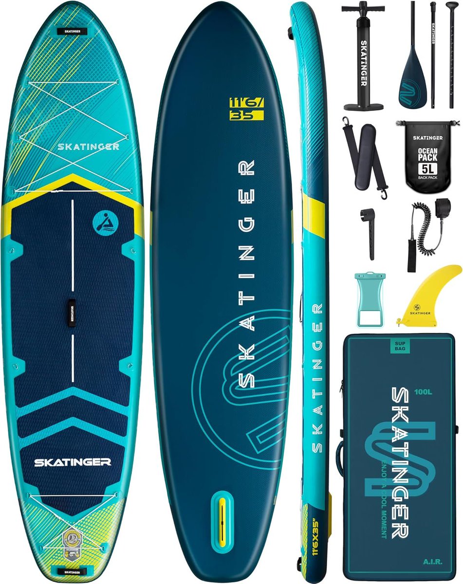 OtterDeals's tweet image. 25% Off, Only $239.99! 🏄 11’6×35″ Super Wide Inflatable Stand Up Paddle Board (SUP).
➡️ otterdeals.com/product/116x35…
#InflatableSUP #StandUpPaddleBoard #PaddleBoarding #WaterSports #SUPBoard #WideSUP
