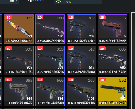 #1 Rank USP-S PC-GRN and #4 Rank Marble Fade Nomad Knife