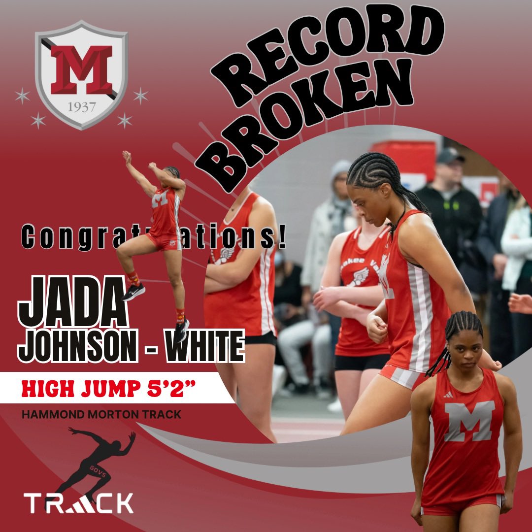 Hammond Morton Track & Field (@hammondmortontf) on Twitter photo Congratulations Jada Johnson-White for breaking your own school record in High Jump. <a href="/morton_hammond/">Hammond Morton Governors Athletics</a> Congratulations Jada Johnson-White for breaking your own school record in High Jump. <a href="/morton_hammond/">Hammond Morton Governors Athletics</a>