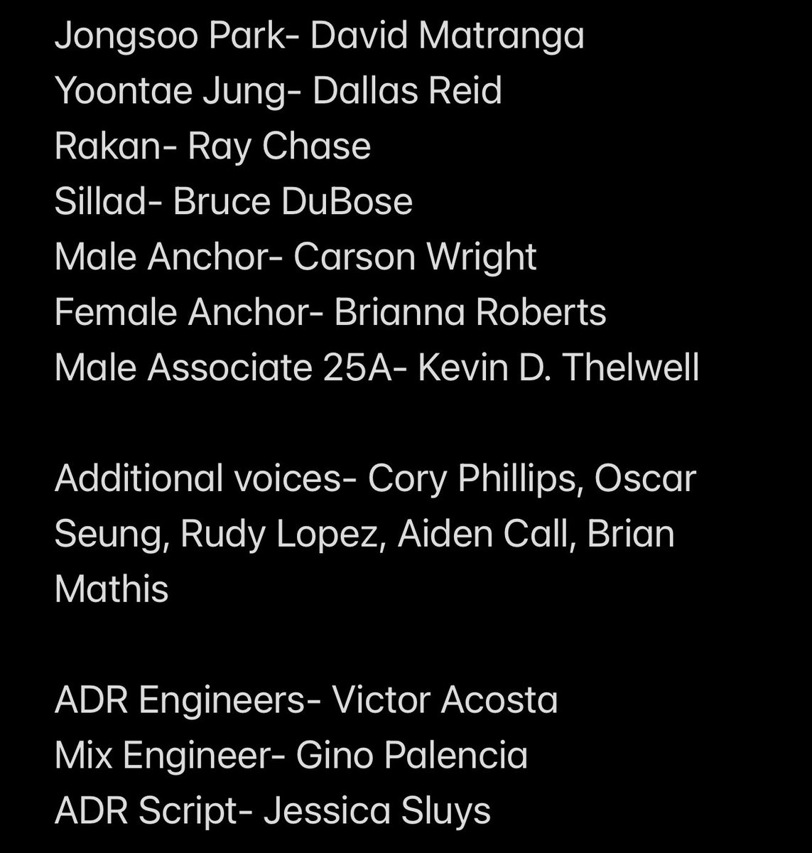 Here it is, y’all. Ep 25. I’m immensely proud of this entire cast &amp; crew for their hard work on this challenging season. While it may seem like the Jinwoo Sung Show, I’m grateful to every single actor for their passion, focus and humility. #SoloLeveling would not be the same w/o
