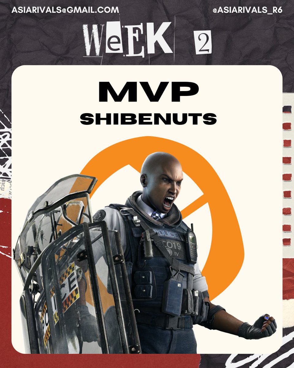 AsiaRivals_R6's tweet photo. He really outdid himself 😅

Your Week 2 MVP is....

SHIBENUTS FROM OSEPHRA ESPORTS

Keep that streak up! https://t.co/PxHz1efZTf