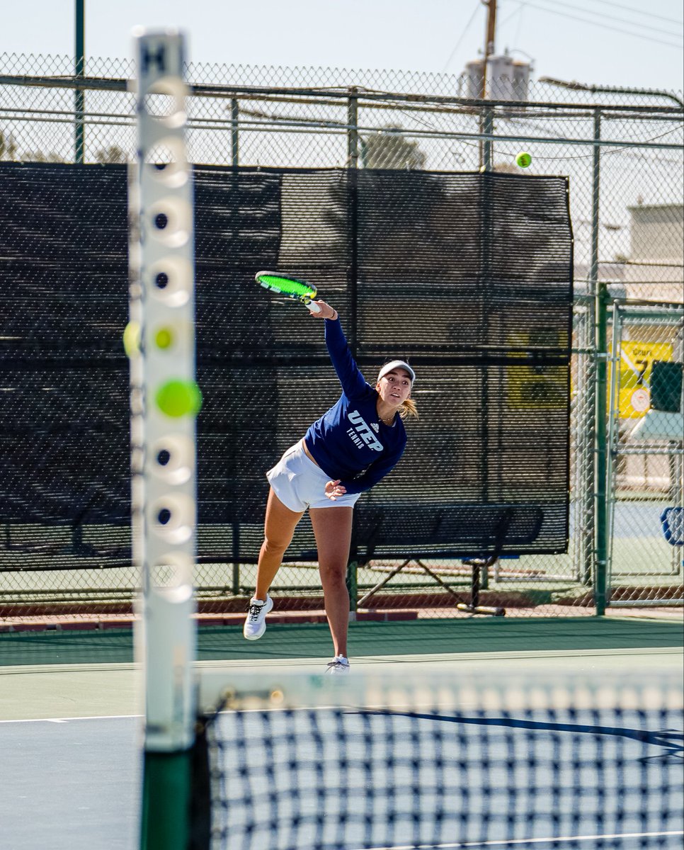 UTEPWTennis's tweet photo. We keep stacking them up‼️ Miners 𝗪𝗜𝗡 5-0 🔥

UTEP has clinched a winning record in the regular season for the first time in 9 years and is now 9-7 on the year, giving it the most victories in the Ivan Fernandez era. 💪

#PicksUp https://t.co/vuxNxBDnci