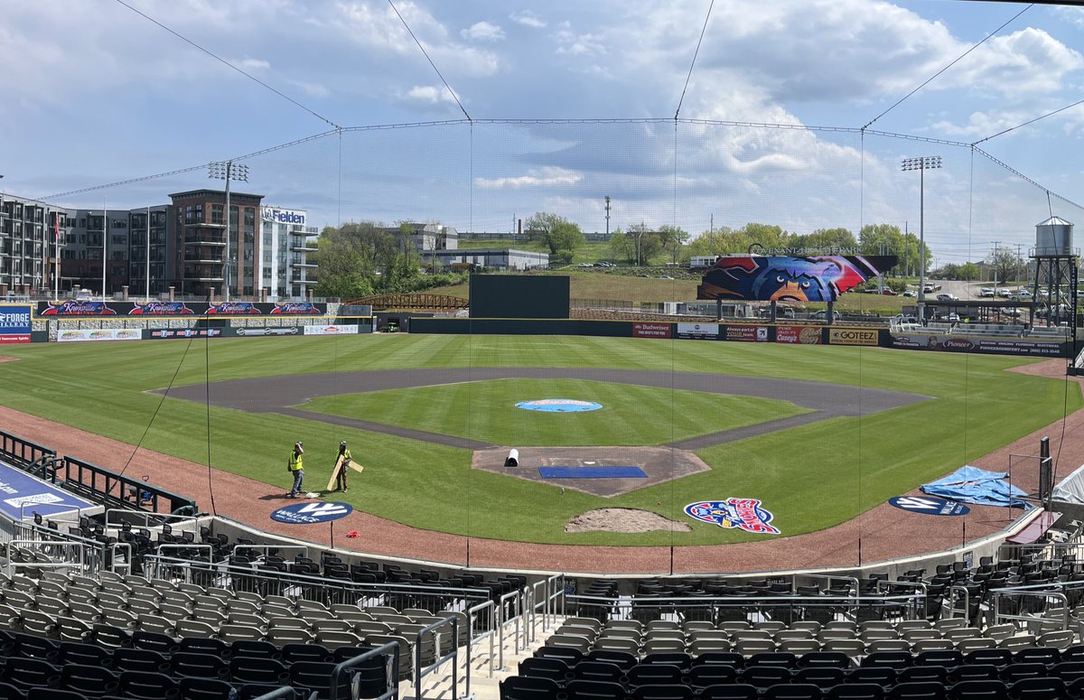 VisuaOfficial's tweet photo. Covenant Health Park 🤩 3 more days until Opening Day! ⚾️ @smokiesbaseball #VisuaLED https://t.co/MrpVvzaQQ6