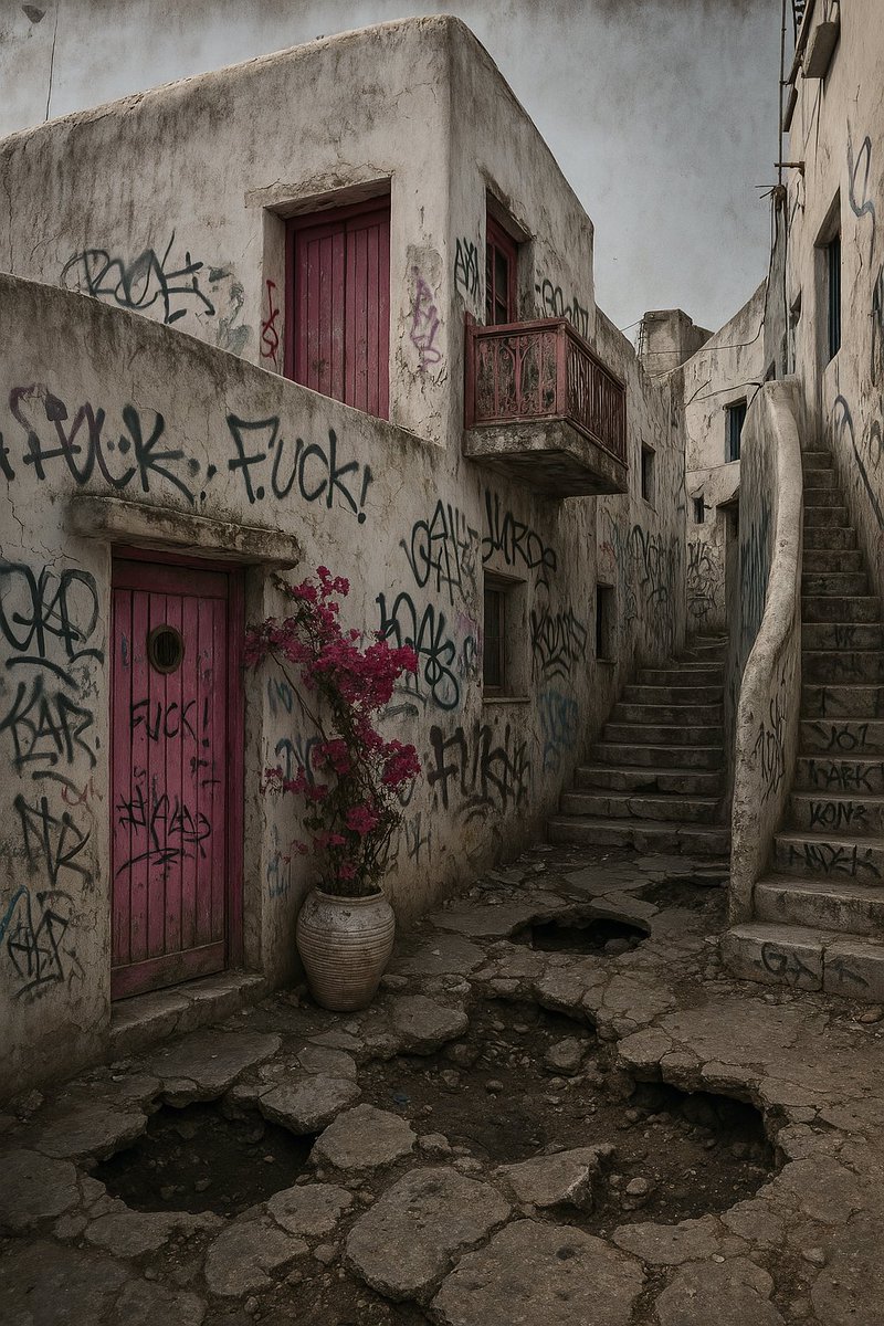 1 - Una callecita de Grecia...
2 - Si esa callecita fuera en Montevideo...

#YaEstá