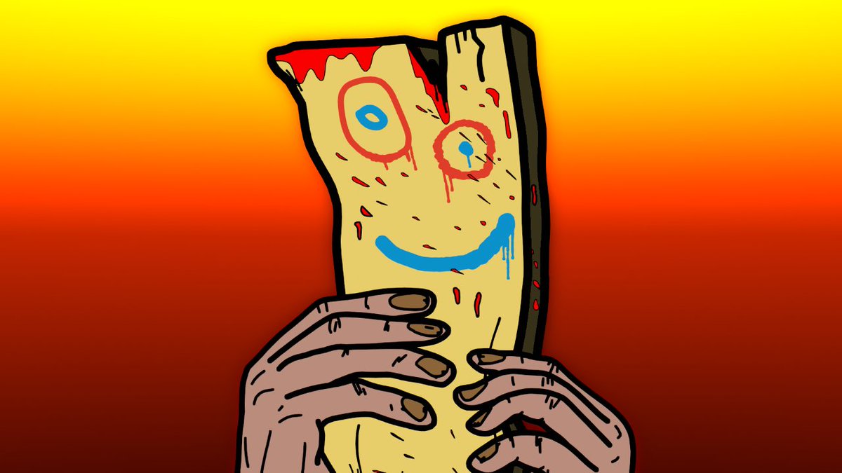 artedejam's tweet photo. PLANK SAYS... 🪵💀

#creepy #weird #horror #disturbing #macabre #art #animation #ededdneddy 

https://t.co/UaWqecKLIT https://t.co/guZ9V34B27