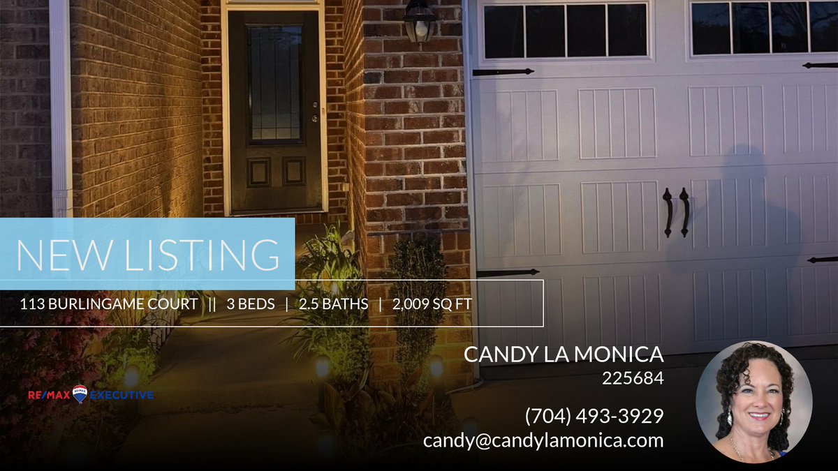 LakeHomeByCandy's tweet photo. 📍 New Listing 📍 Take a look at this fantastic new property that just hit the market located at 113 Burlingame Court C in Mooresville. Reach out here or at (704) 493-3929 for more information https://t.co/ZdLtzbfFsL https://t.co/bwjVvKFiQ8