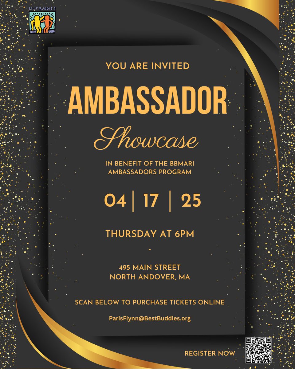 NAMiddle's tweet image. Ambassador Showcase to Benefit Best Buddies 
When: April 17th 7-9 p.m.
Where: NAMS
Tickets: $20 for adults and $15 for kids
Purchase your tickets at bestbuddies.org/mari/ambassado…
Contact Paris Flynn, Program Manager &amp;amp; Ambassador Liaison with questions at ParisFlynn@bestbuddies.org
