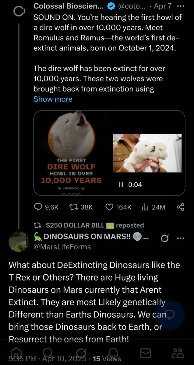 250DOLLARBILL's tweet image. DINOSAURS NOT EXTINCT!!!!!