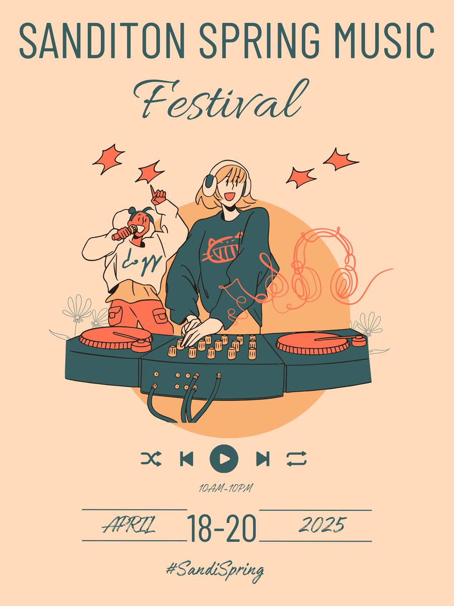 Happy warm weather! The Sanditon Spring Music Festival is happening yet again. Three full days of music, fun, and enjoying all of the local spots! April 18-20. Let's meet up, shall we? #SandiSpring