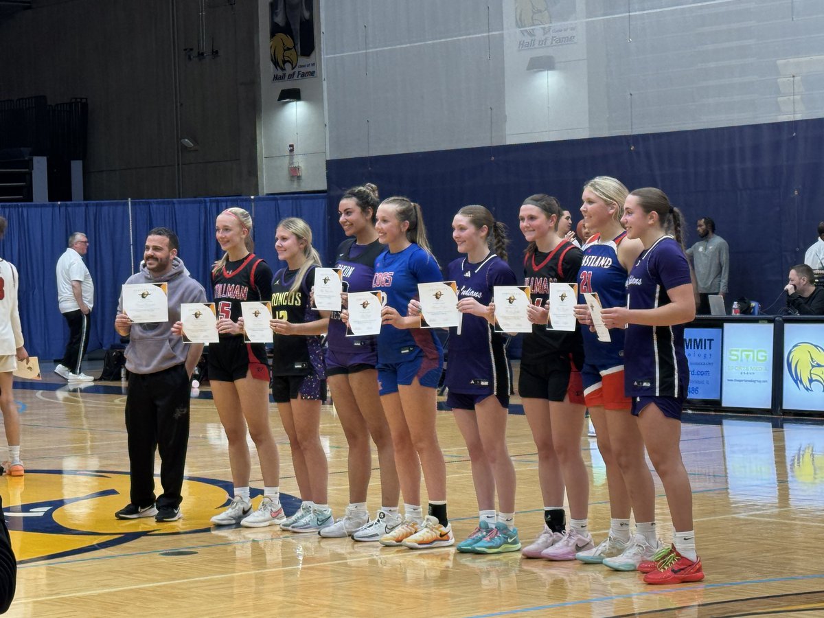 GKCogsAthletics's tweet photo. After scoring two goals and helping the GK Soccer team win their tournament today, Ally Poegel then dropped 22 points in the Rising Stars All Star Basketball game at Rock Valley College tonight to lead the All-Area All Stars over the NIC-10 All Stars 95-82!  Amazing day Ally! https://t.co/t2wsK3EnR9