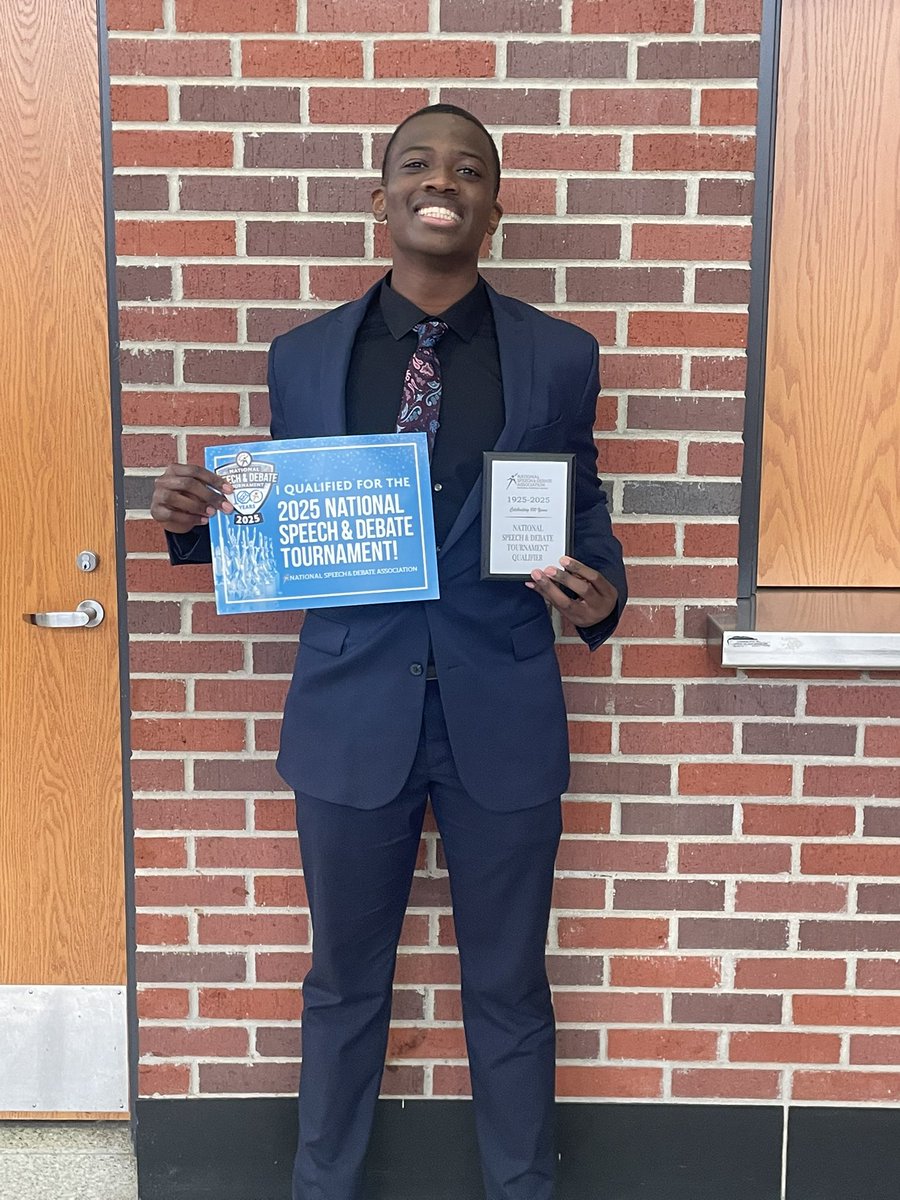 Michael Kimani rallies from six points down to win the final round and advance to NSDA Nationals in June! He will be only the second STA competitor ever to represent us in Program of Oral Interp.