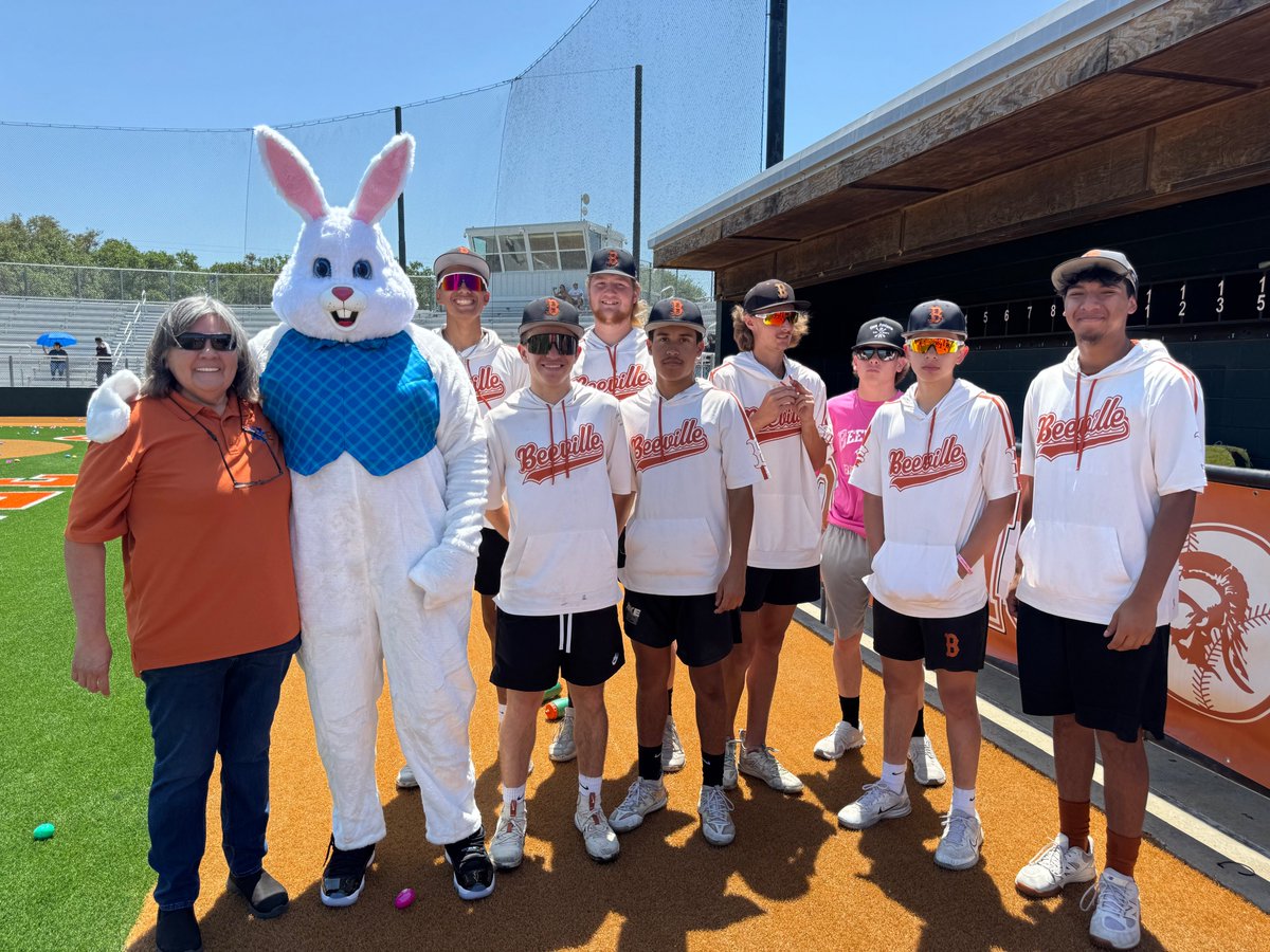 BeevilleISD's tweet photo. Thank you to everyone in our community who joined us for today’s Community Easter Egg Hunt!
We especially want to thank the ACJ Baseball Team, the ACE Program, and Coach Vasquez for their incredible help in hosting this event. We couldn’t have done it without you!
#BEEtheHERO https://t.co/DyQaG9xAux